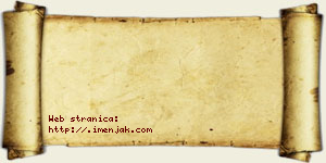 Una Galjak vizit kartica